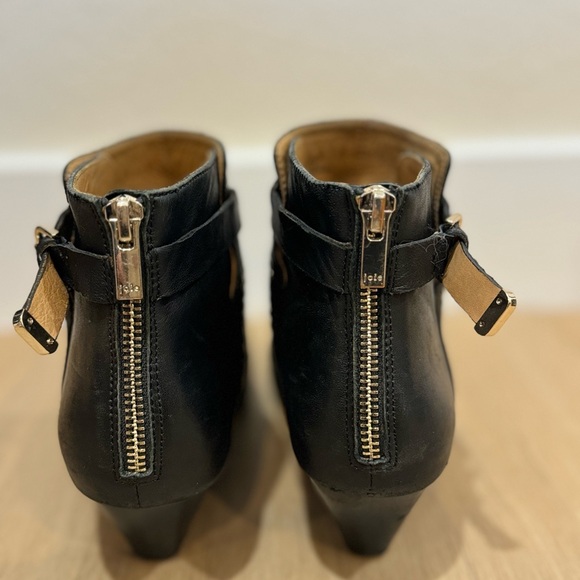 Joie Bickson Studded Black Leather Booties - Picture 5 of 9